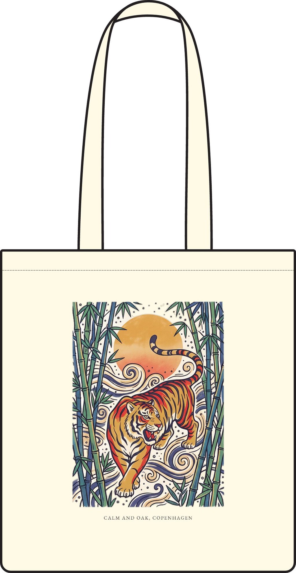 Ukiyo-e Tiger — Parcel Tote