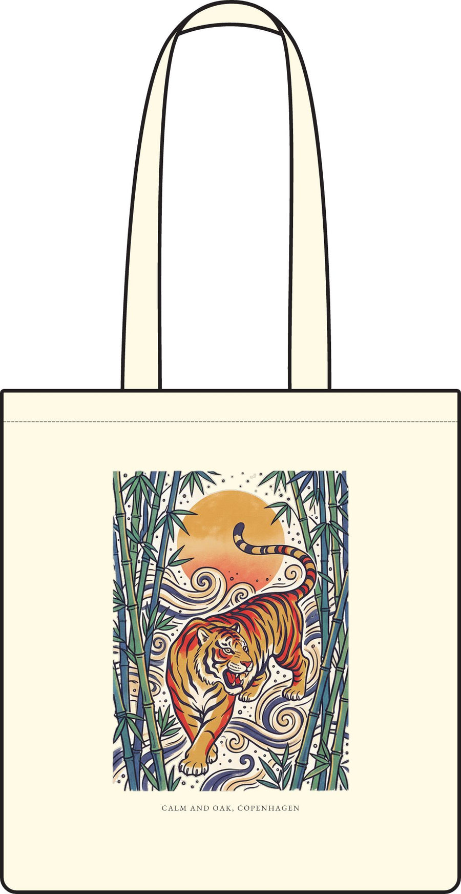 Ukiyo-e Tiger — Parcel Tote