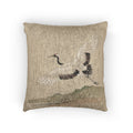 Crane Woven Cushion, Natural Linen
