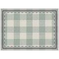 Organic Check Lumbar & Euro Cushion