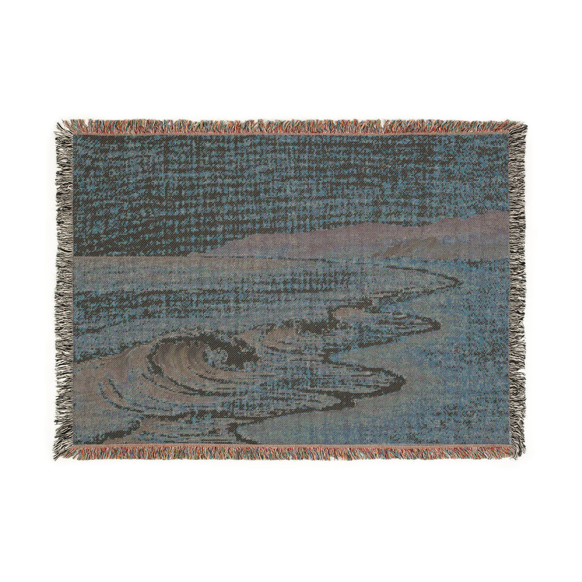 Quiet Shore Woven Throw, Warm Clay