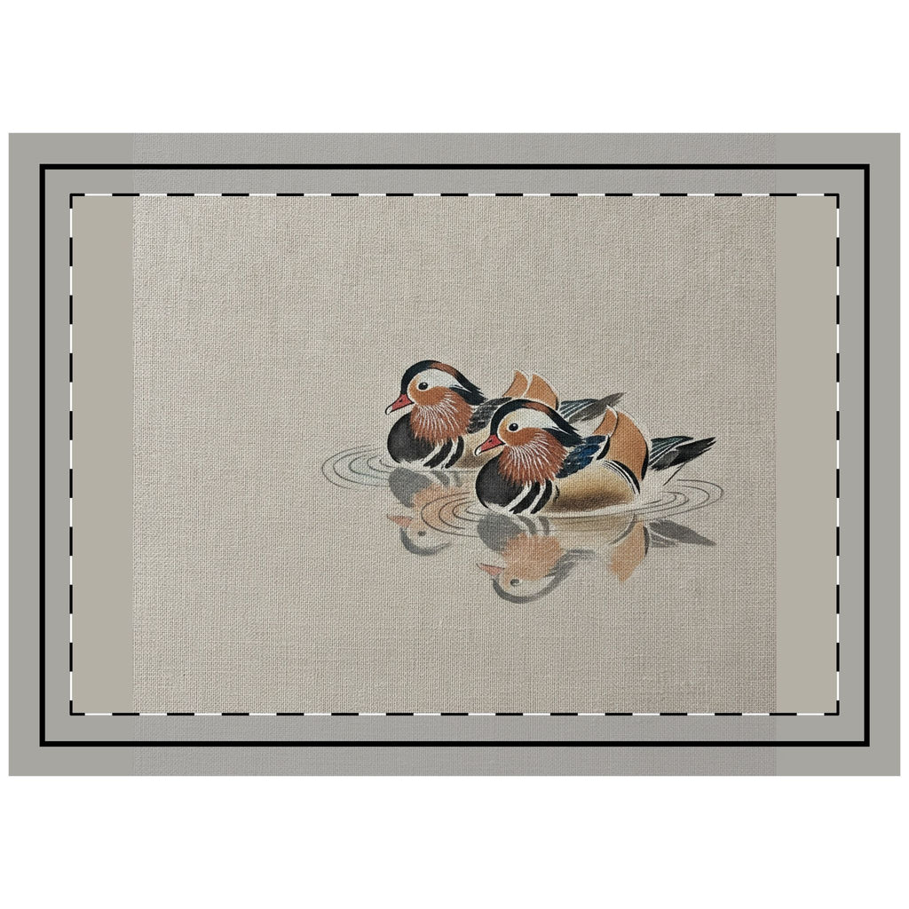Mandarin Ducks Lumbar & Euro Cushion