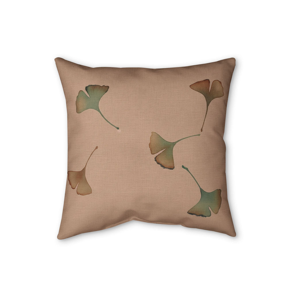 Ginkgo Cushion, Warm Clay