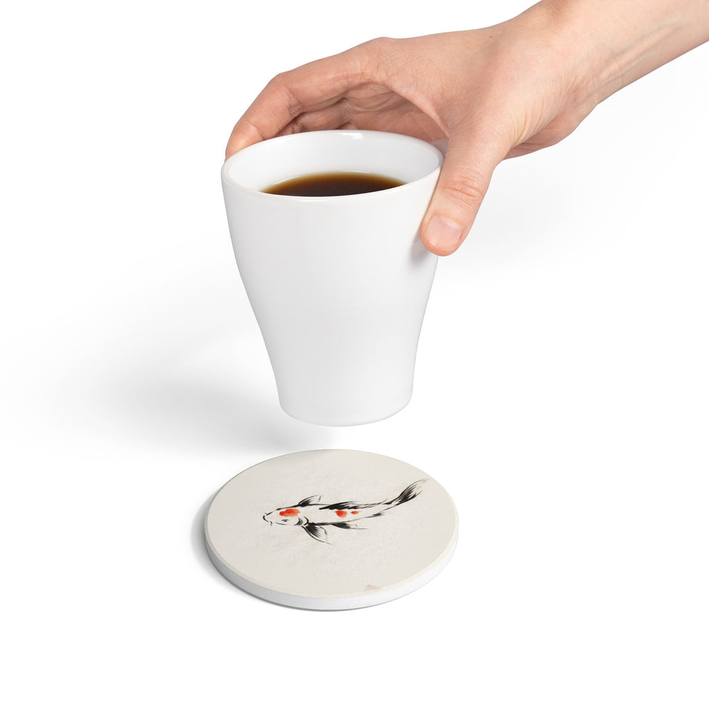 Koi Ceramic Coaster