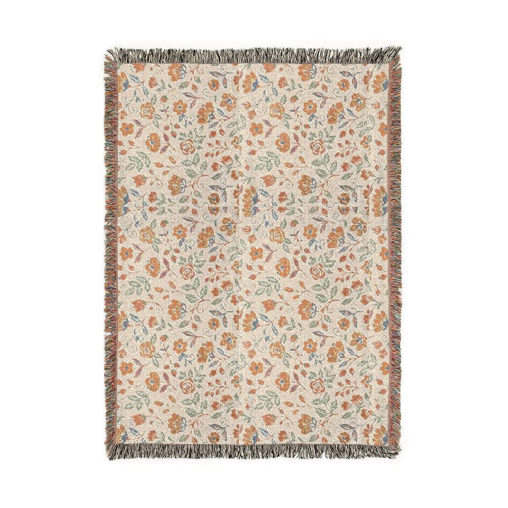 Nordic Folk Woven Throw