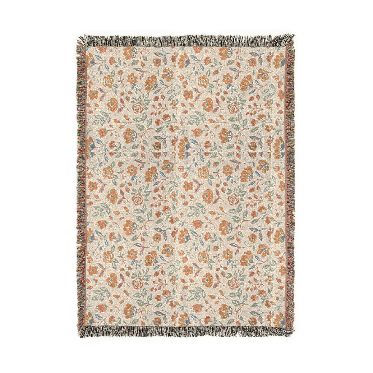 Nordic Folk Woven Throw