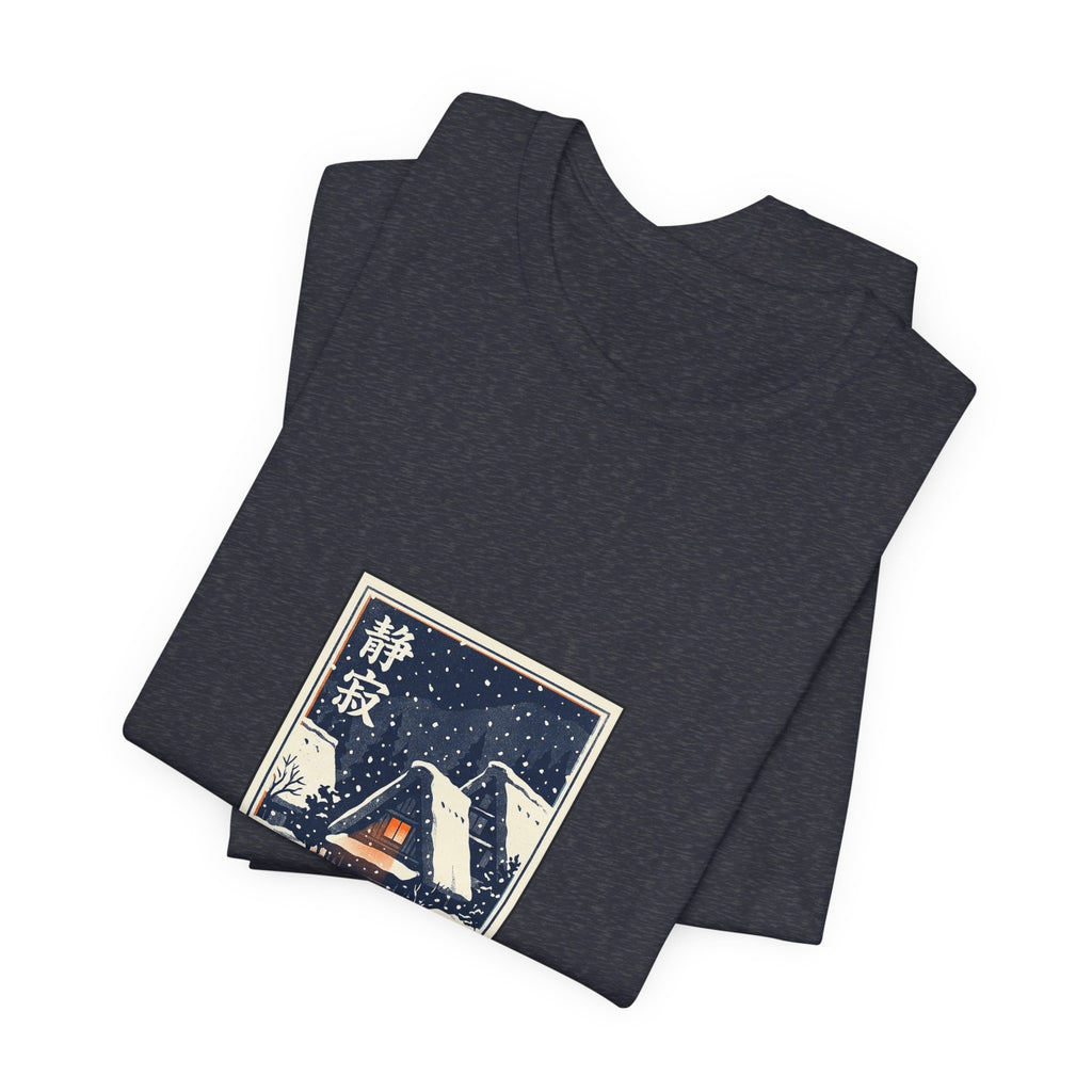 Shirakawa-go Tee — Vintage Japanese Travel Poster Graphic T-Shirt | Calm & Oak