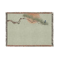 Pine & Sun Woven Throw, Soft Sage