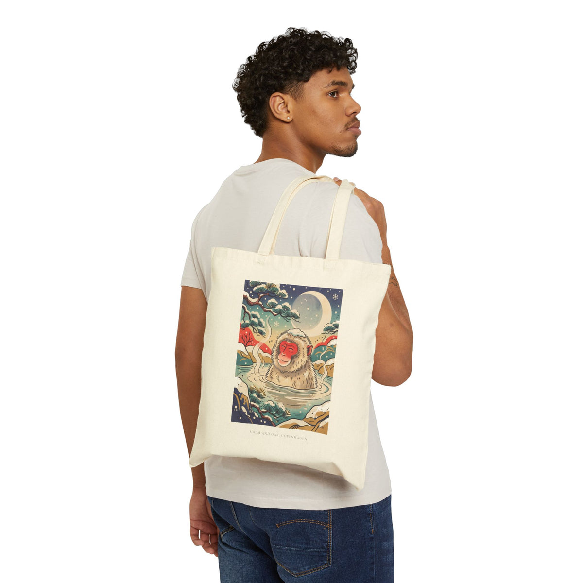 Snow Monkey — Canvas Tote