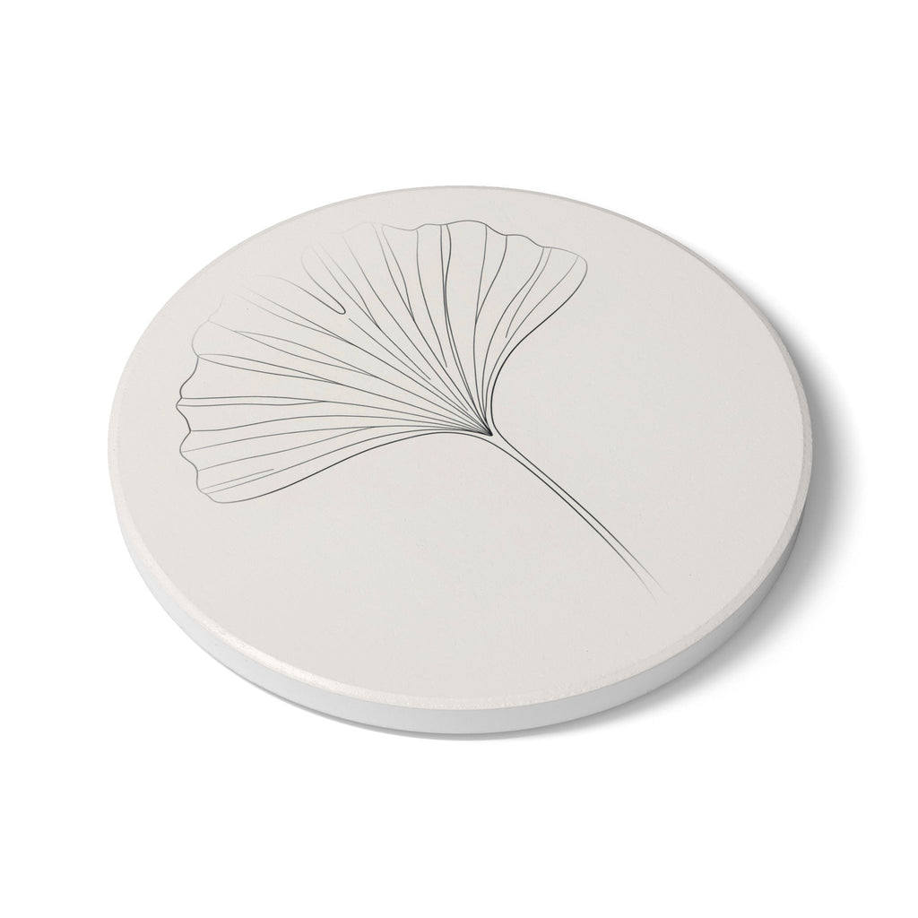 Ginkgo Ceramic Coaster