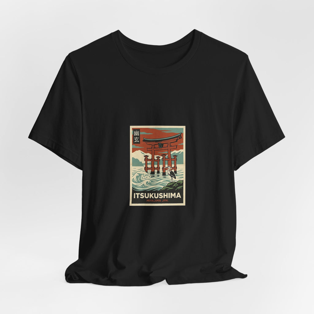 Itsukushima Tee — Vintage Japanese Travel Poster Graphic T-Shirt | Calm & Oak