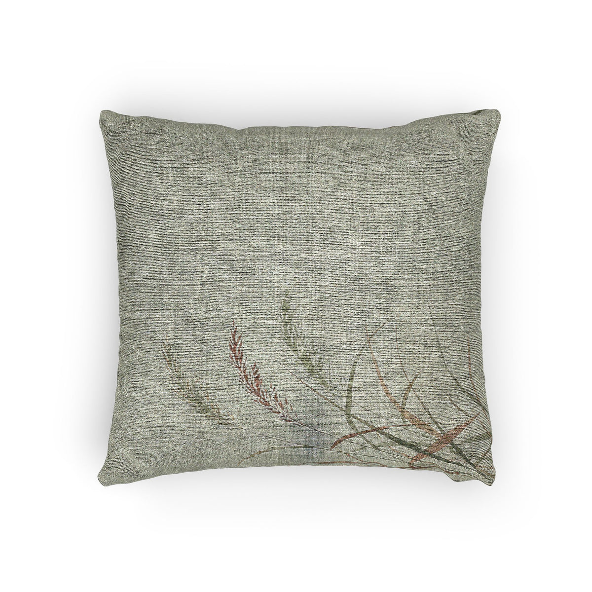 Wild Grasses Woven Cushion, Soft Sage