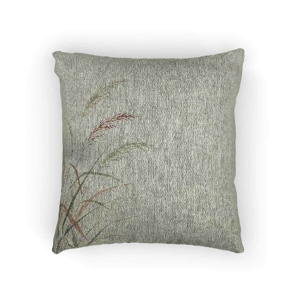 Wild Grasses Woven Cushion, Soft Sage