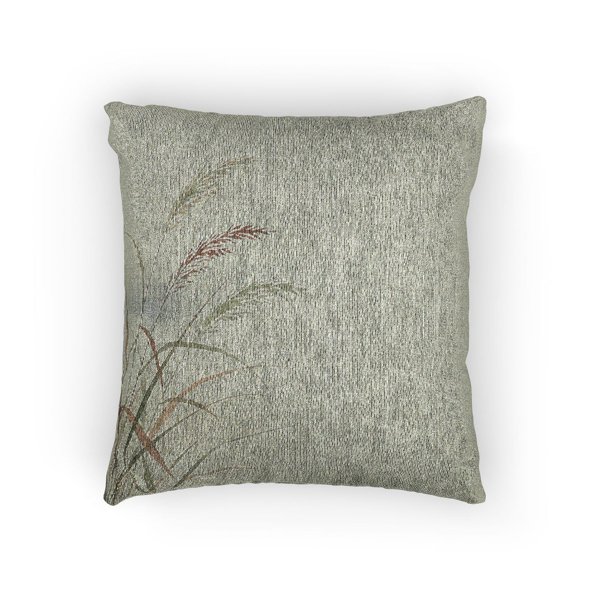 Wild Grasses Woven Cushion, Soft Sage