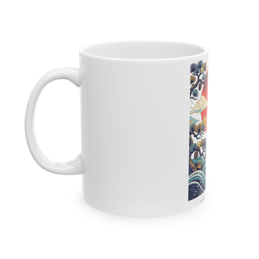 Red-Crowned Cranes — Mug