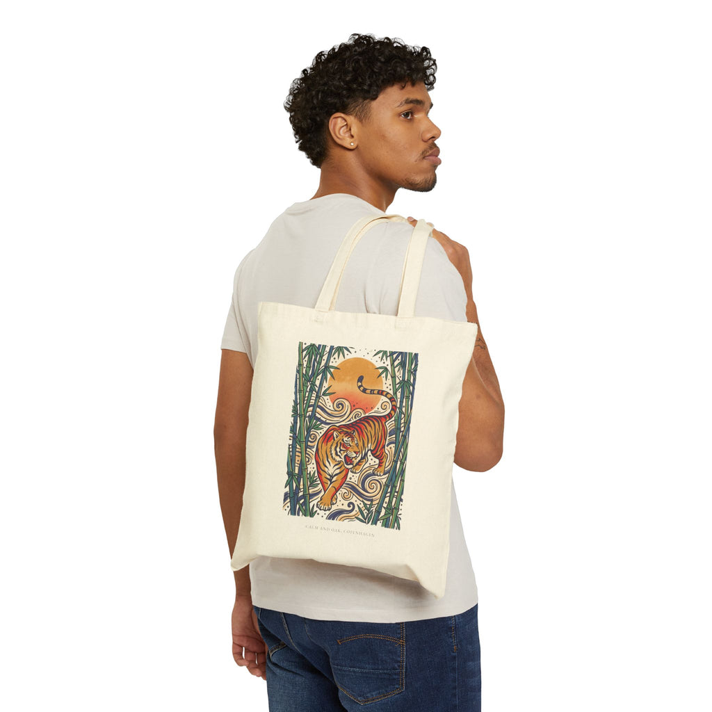 Ukiyo-e Tiger — Canvas Tote