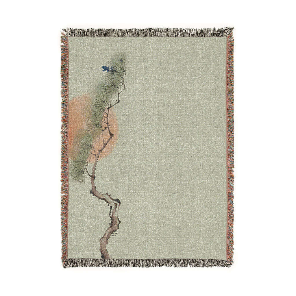 Pine & Sun Woven Throw, Soft Sage