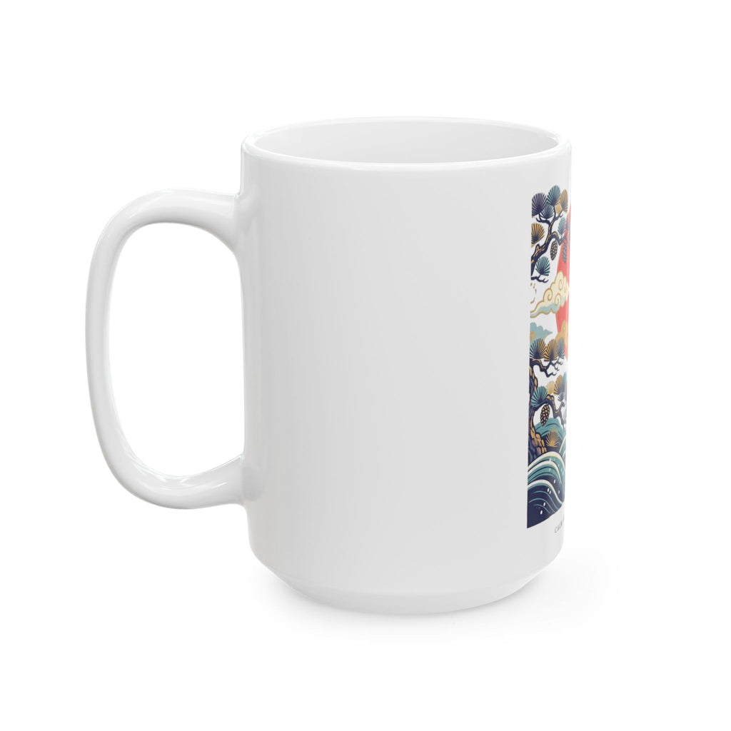 Red-Crowned Cranes — Mug