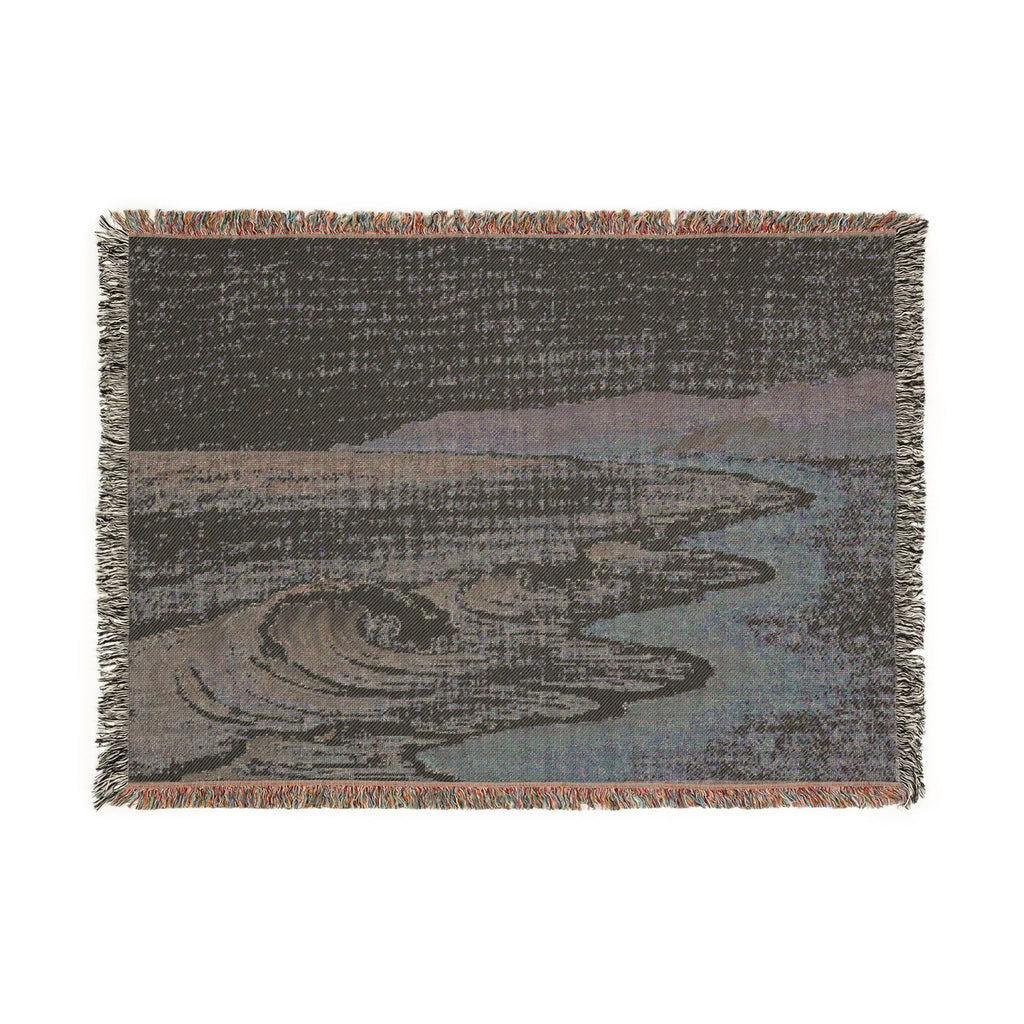 Quiet Shore Woven Throw, Natural Linen
