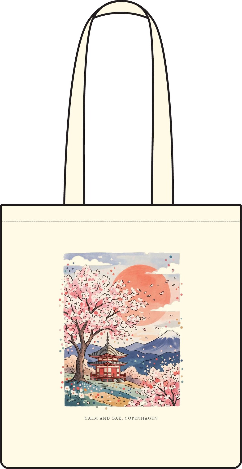 Sakura Pagoda — Parcel Tote