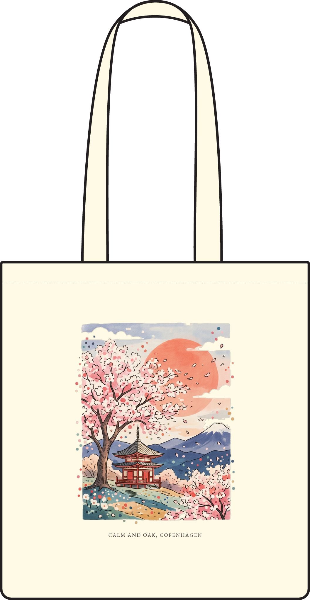 Sakura Pagoda — Parcel Tote