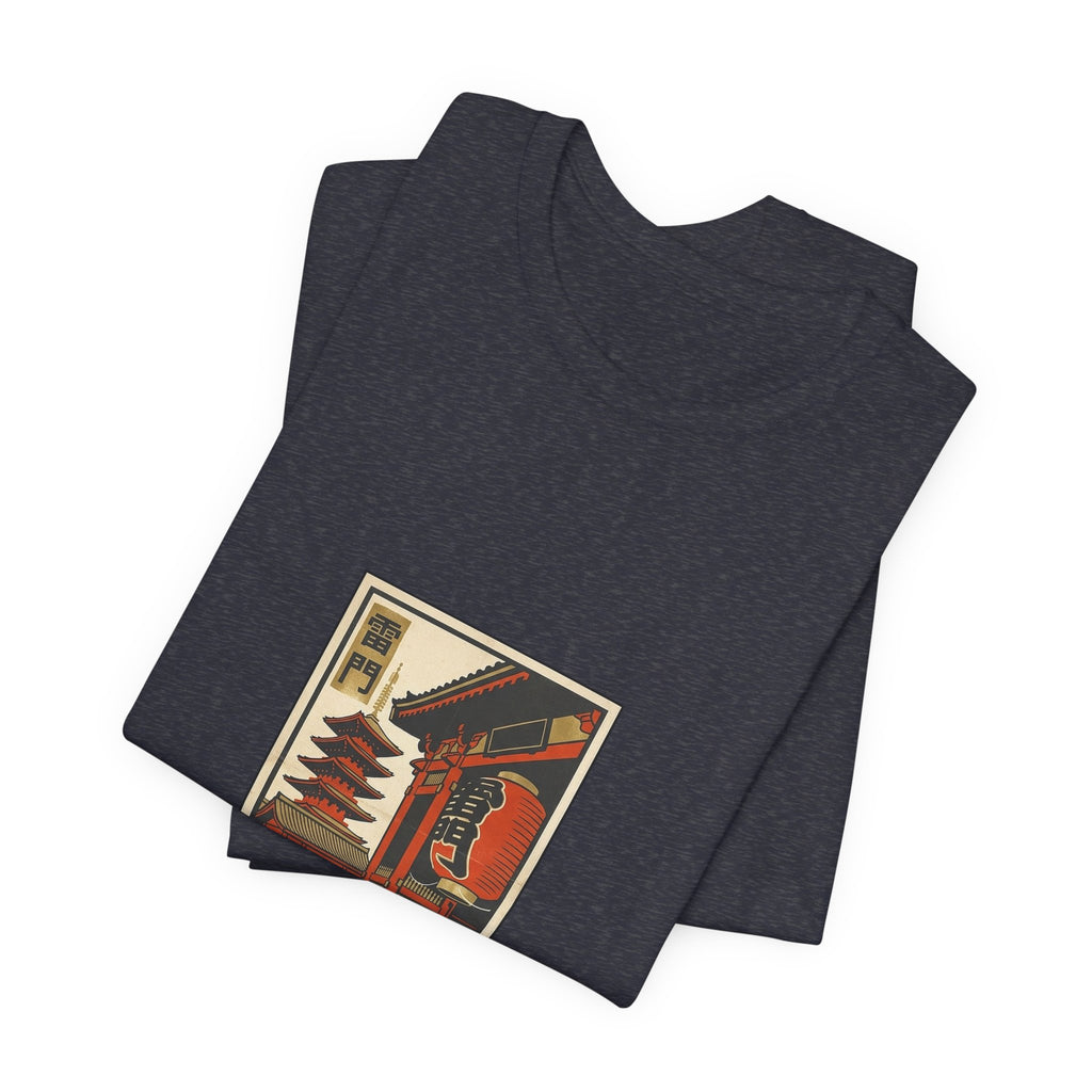 Senso-ji Tee — Vintage Japanese Travel Poster Graphic T-Shirt | Calm & Oak