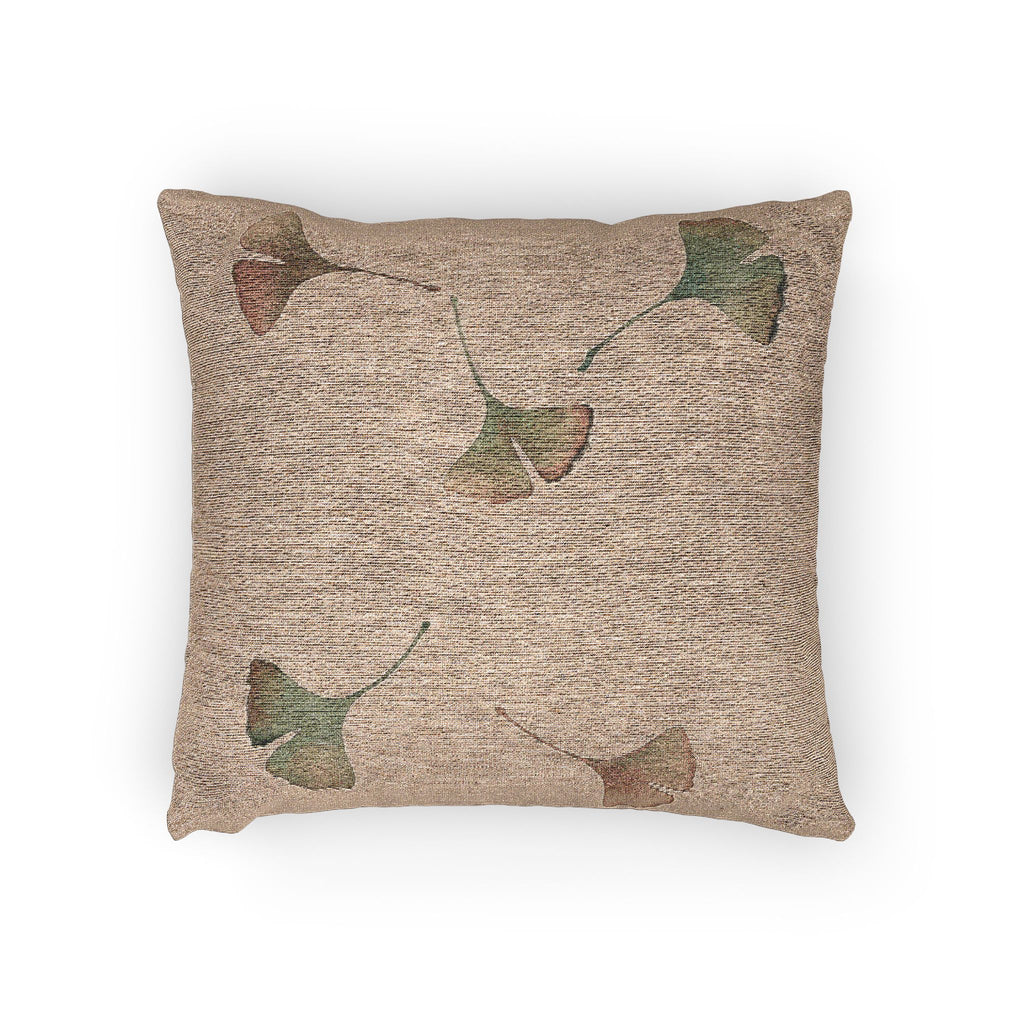Ginkgo Woven Cushion, Warm Clay