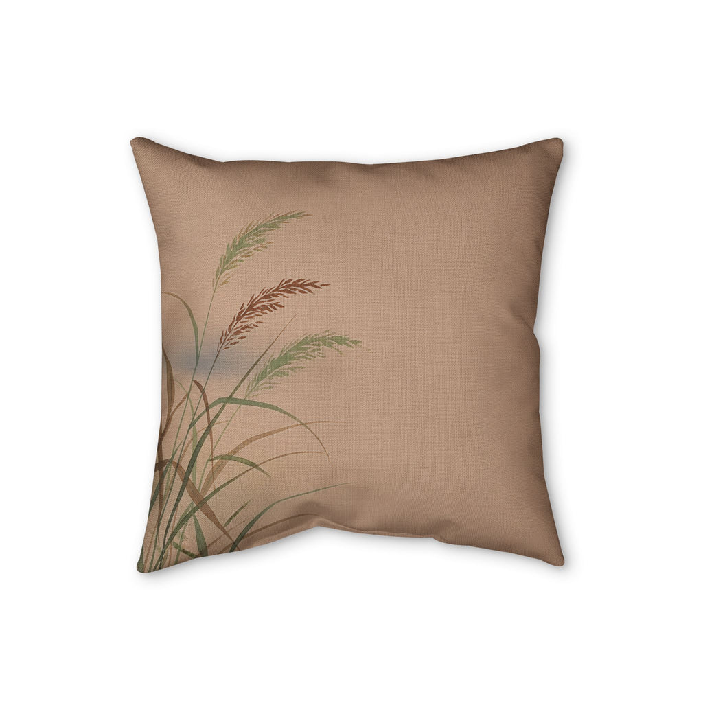 Wild Grasses Cushion, Warm Clay