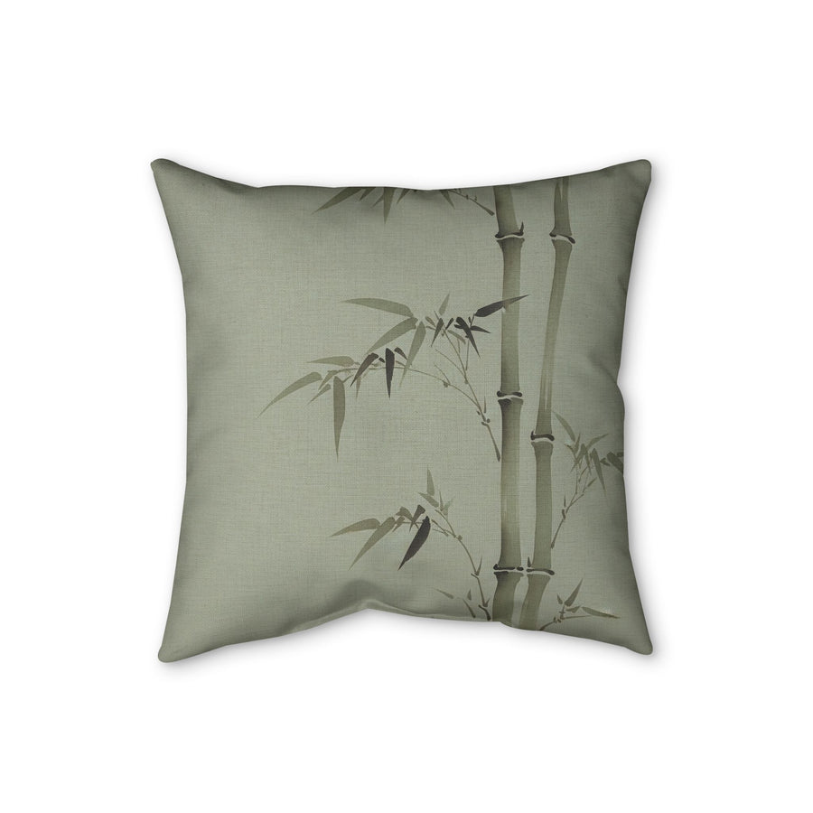 Bamboo Cushion, Soft Sage