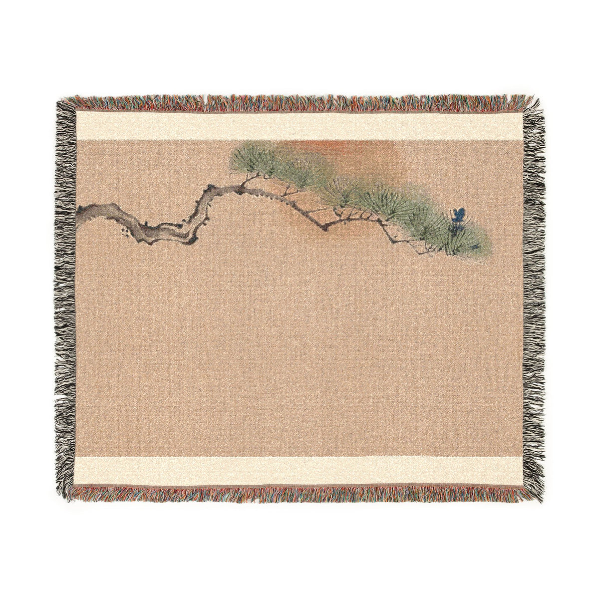 Pine & Sun Woven Throw, Warm Clay