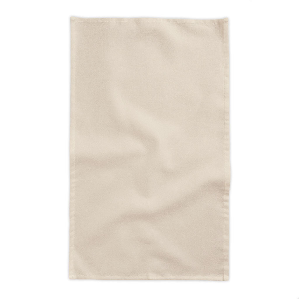 Persimmon Tablecloth, Warm Oat Linen-Look Cotton Tablecloth