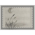 Crescent Moon Lumbar & Euro Cushion