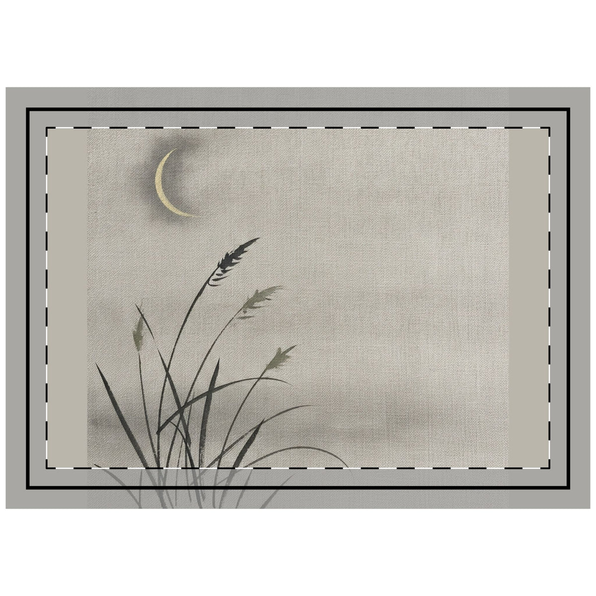 Crescent Moon Lumbar & Euro Cushion
