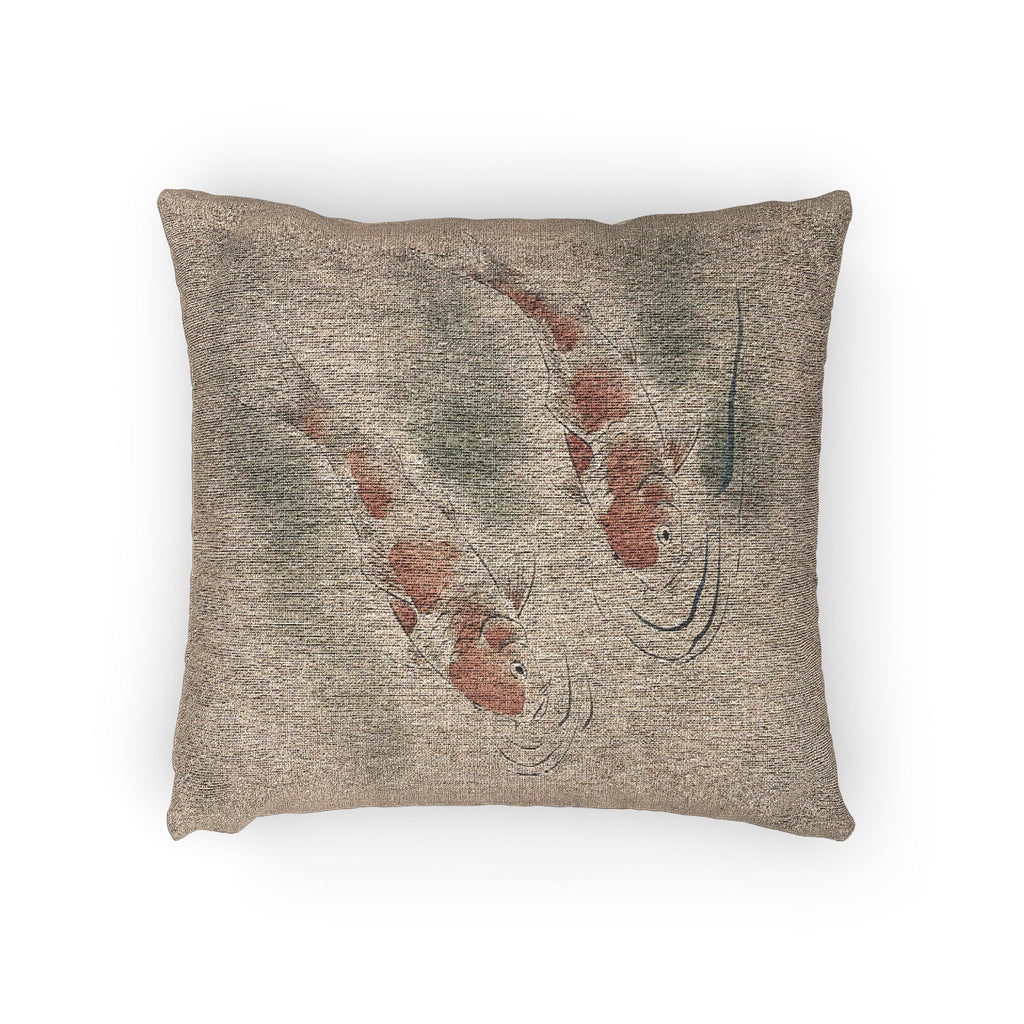 Koi Woven Cushion, Warm Clay