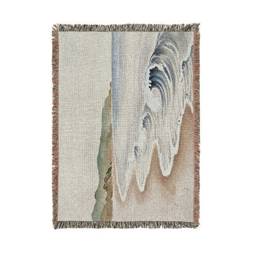 Quiet Shore Woven Throw, Natural Linen