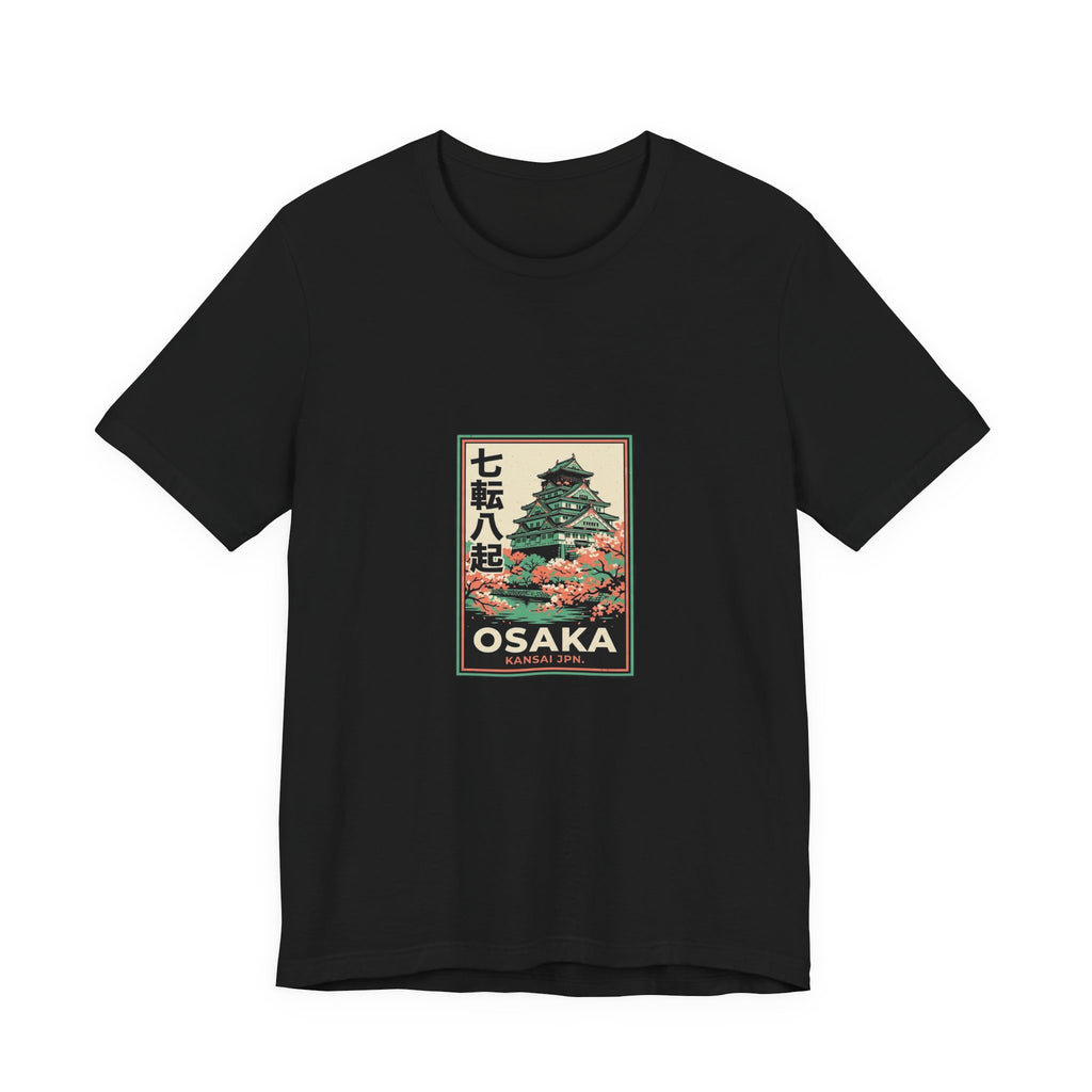 Osaka Tee — Vintage Japanese Travel Poster Graphic T-Shirt | Calm & Oak