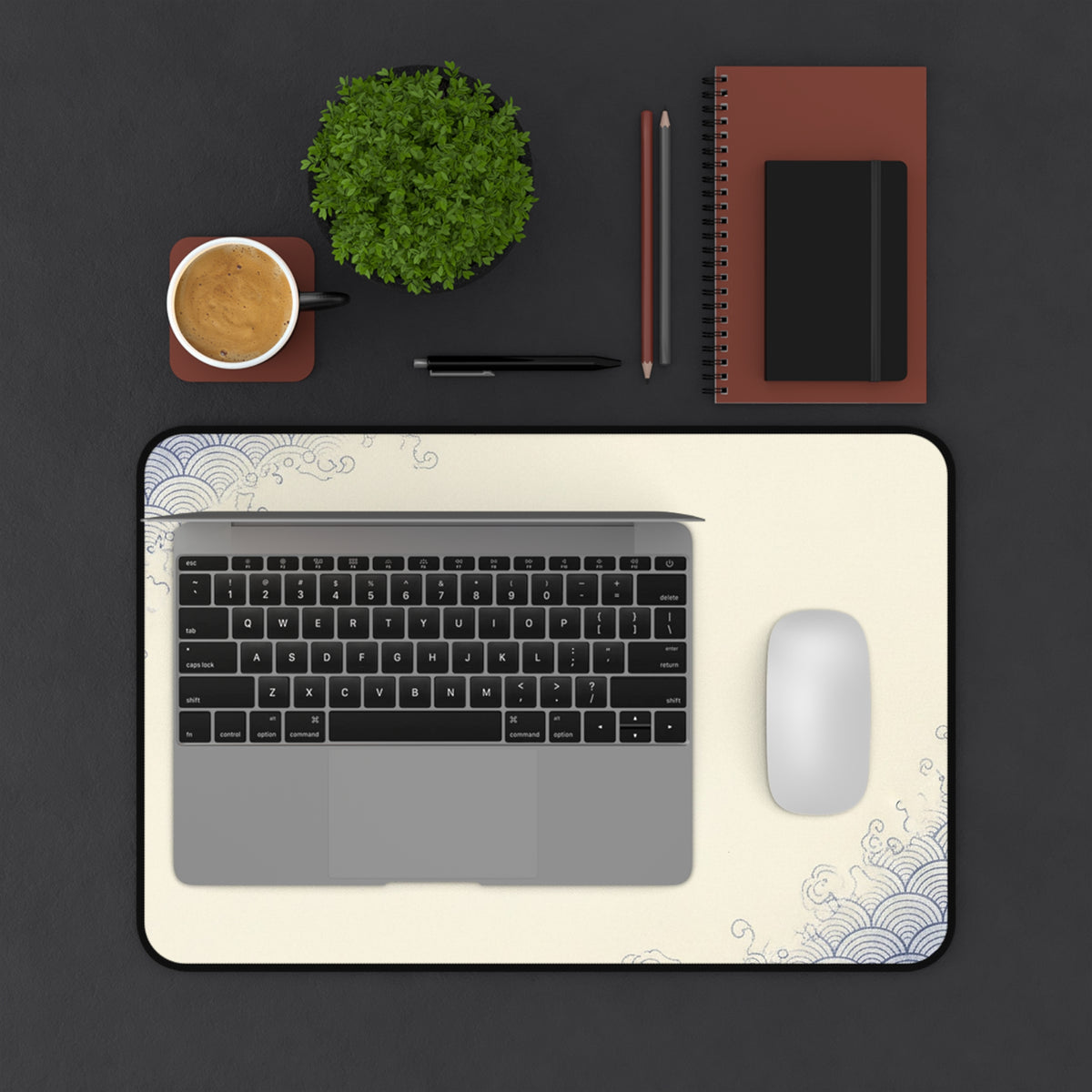 Seigaiha Desk Mat