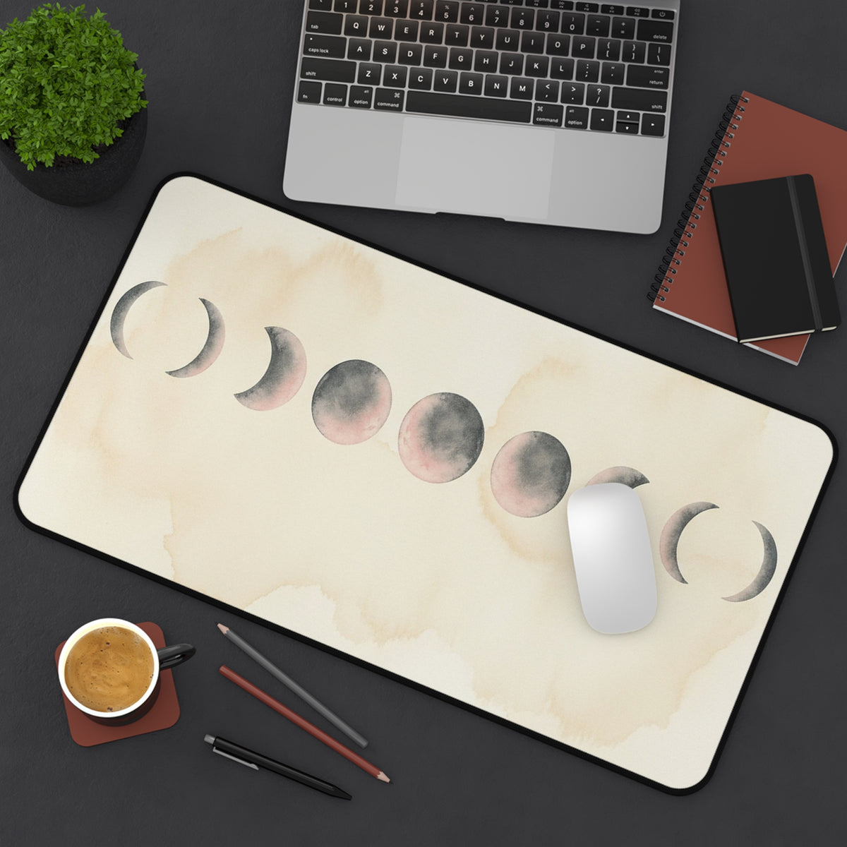 Moon Phases Desk Mat