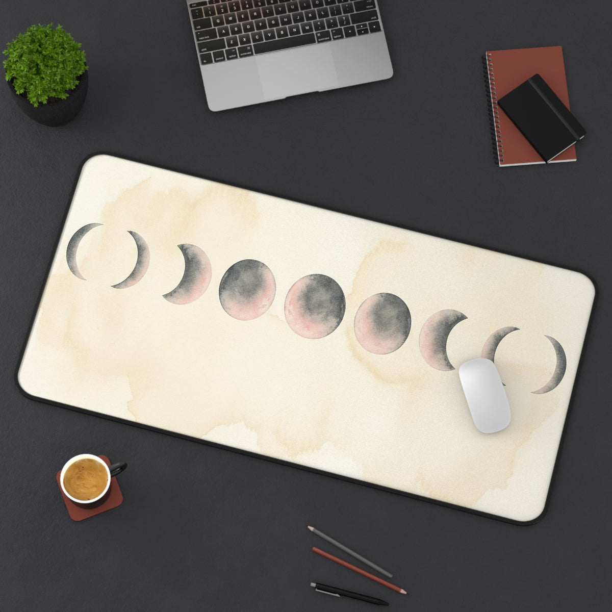 Moon Phases Desk Mat