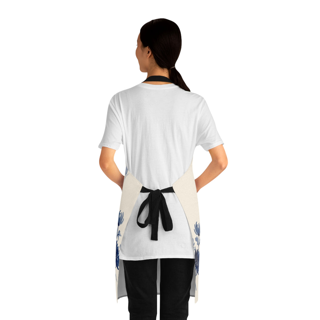 Indigo Bloom Apron
