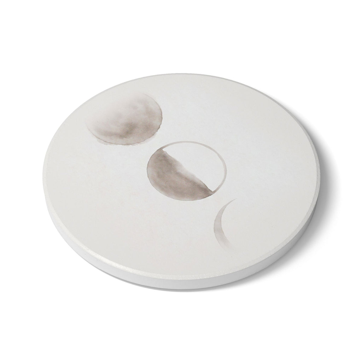 Moon Cycle Ceramic Coaster