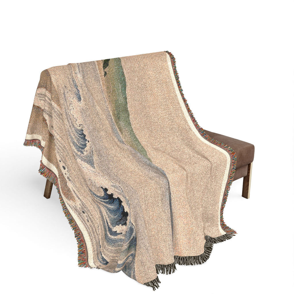 Quiet Shore Woven Throw, Warm Clay