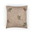 Ginkgo Woven Cushion, Warm Clay
