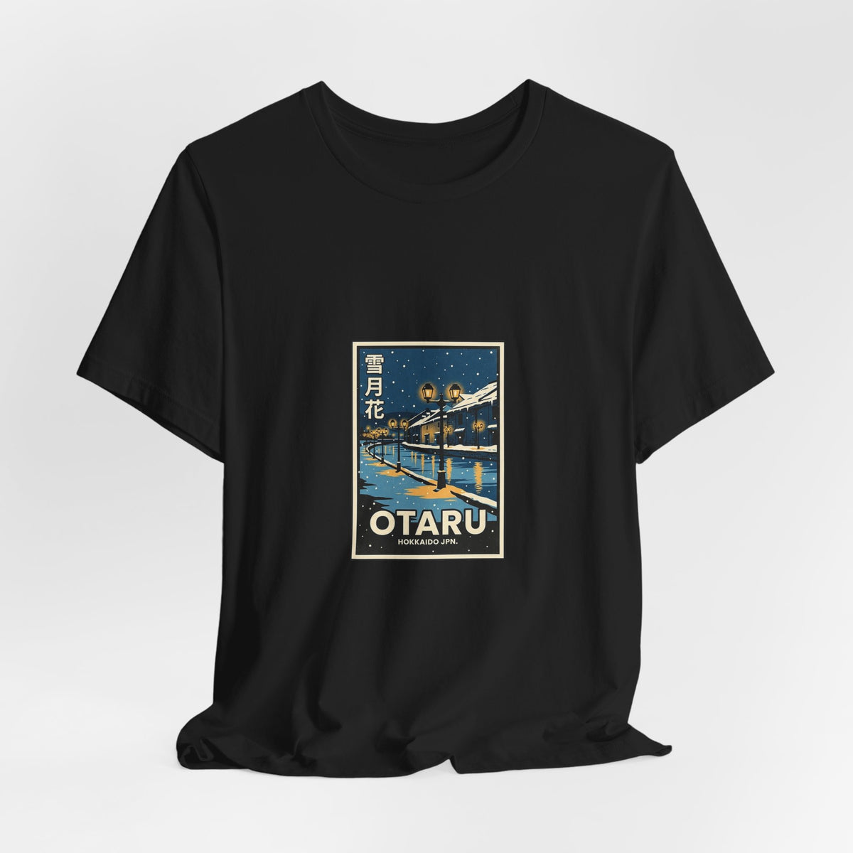 Otaru Tee — Vintage Japanese Travel Poster Graphic T-Shirt | Calm & Oak