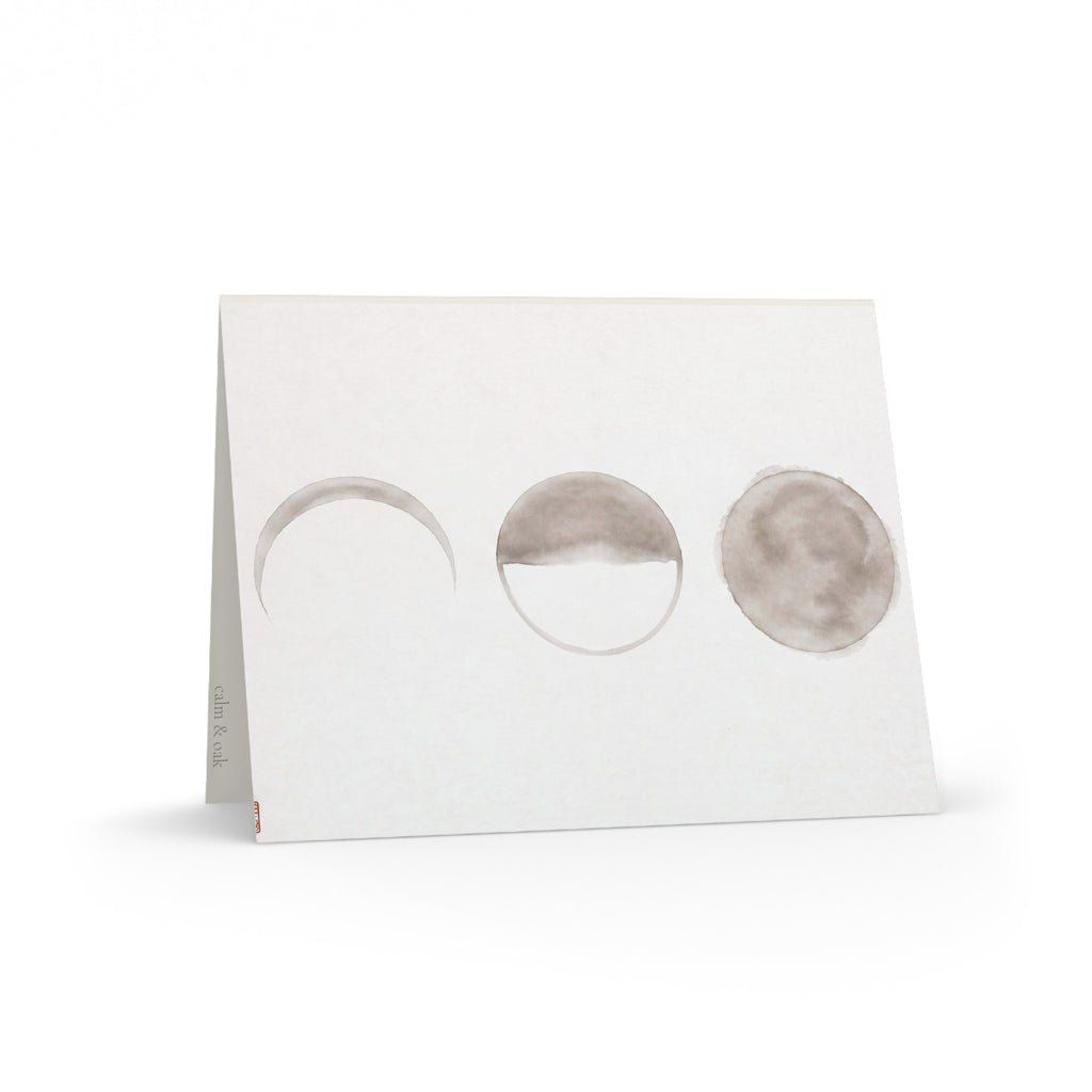 Moon Cycle Greeting Cards