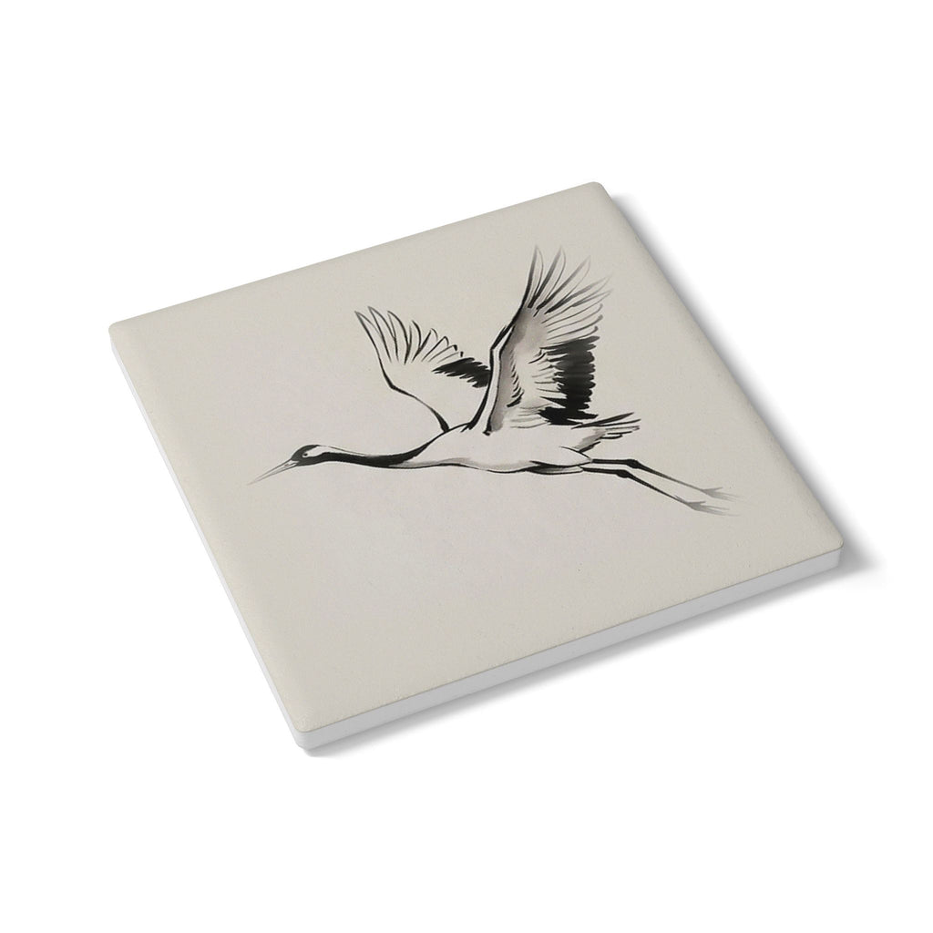 The Crane Ceramic Coaster