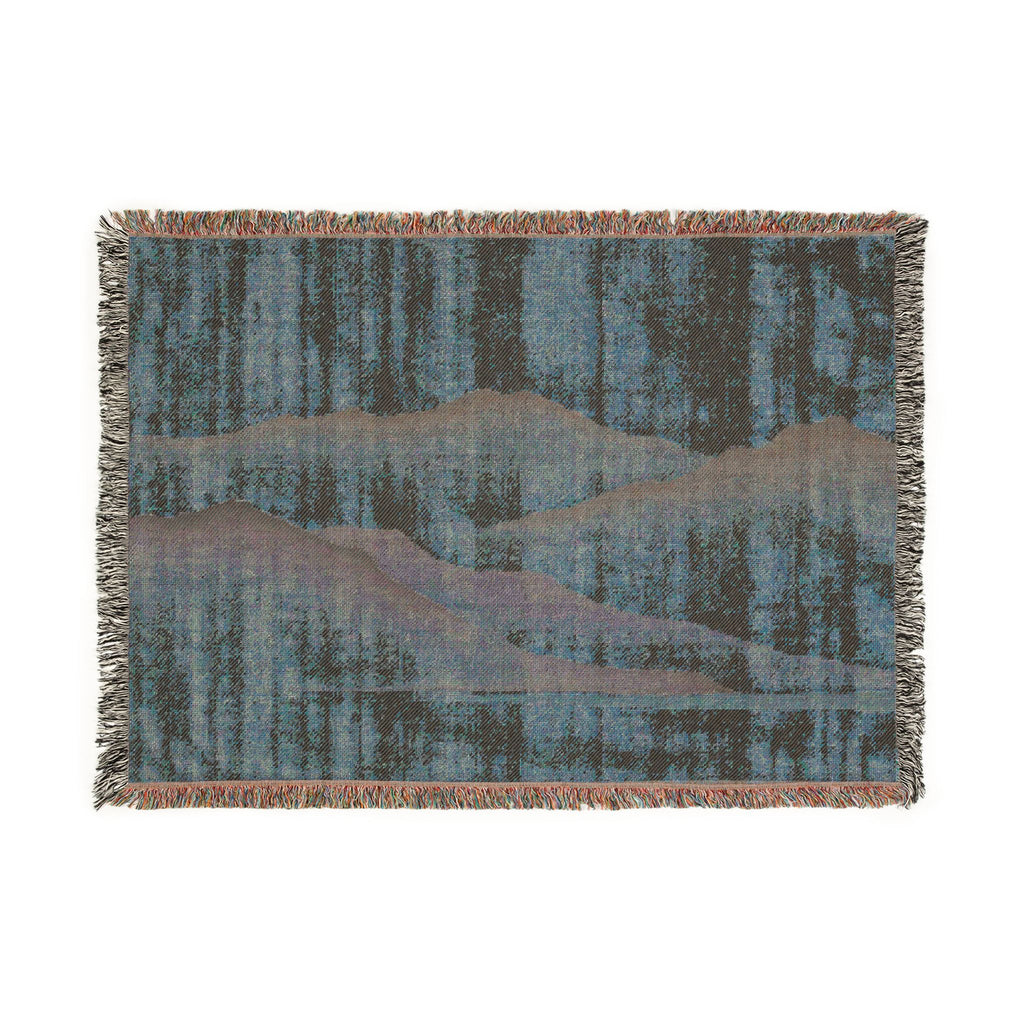 Misty Mountains Woven Throw, Warm Clay