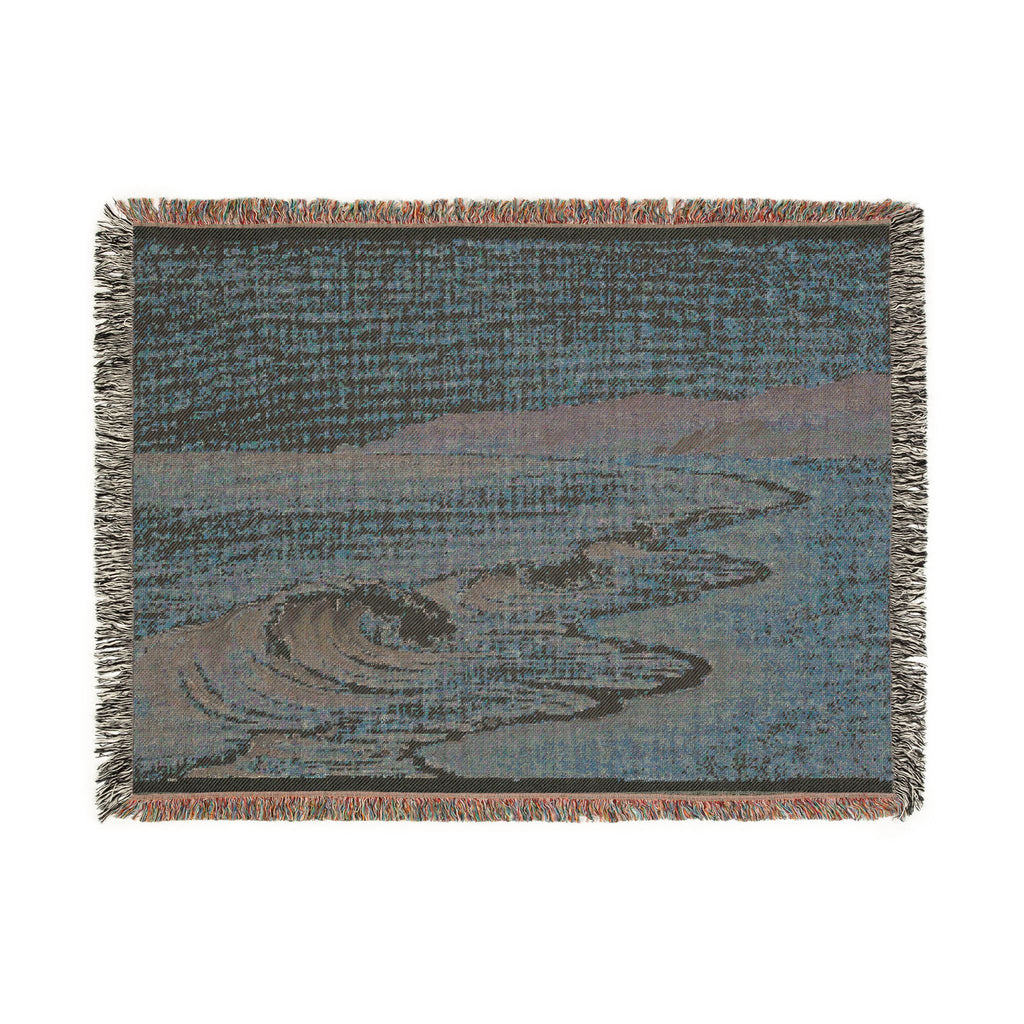 Quiet Shore Woven Throw, Warm Clay