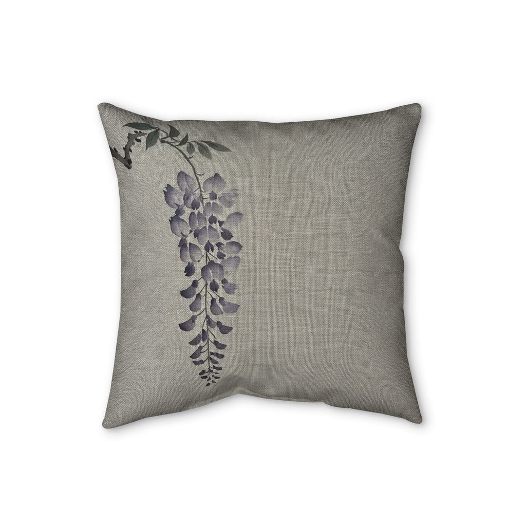 Wisteria Cushion, Natural Linen