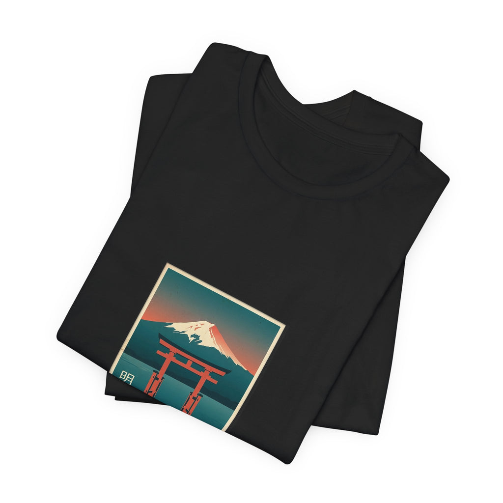Hakone Tee — Vintage Japanese Travel Poster Graphic T-Shirt | Calm & Oak